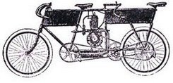SALE NIEUW cling stempel Steampunk Vintage Bicycle. - 1