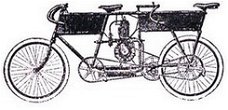 SALE NIEUW cling stempel Steampunk Vintage Bicycle.