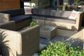 Loungeset terrras tuin rond wicker naturel nieuw. - 6 - Thumbnail