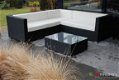 Loungeset lounche set terras tuin zwart wicker promo. - 3 - Thumbnail