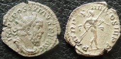 Romeinse dubbele denarius Postumus, Sear 3122