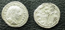 Zilveren denarius Keizer Gordianus III