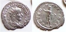Schitterende zilveren munt Keizer Gordianus III (7)