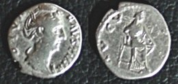 Romeinse denarius Faustina senior Sear 1351 - 1