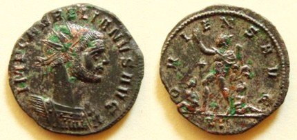 Romeinse munt van Aurelianus, Sear 3261 - 1