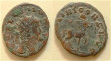 Bronzen munt Gallienus met Centaur, Sear 2944
