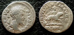 Romeins zilveren denarius Septimius Severus Sear 1756