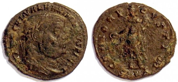 Follis Galerius Augustus (305-311), Sear 3718 - 1
