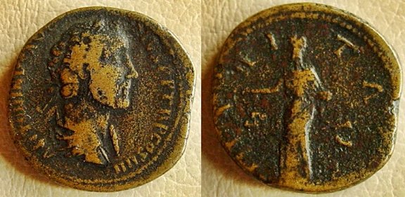 Bronzen Sestertius Antoninus Pius, Sear 1259 - 1