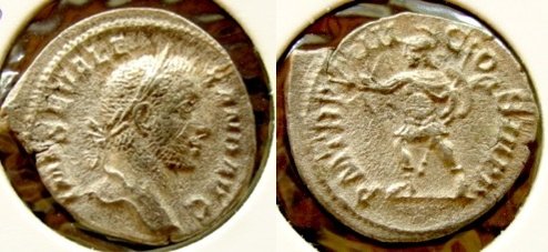 Romeins zilveren denarius Severus Alexander - nr. 1
