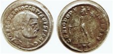Grote Follis van keizer Diocletianus (284-305 n. Chr.)