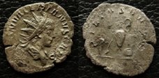 Romeinse munt Valerianus II (253-255) Sear 3064