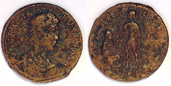 Keizer Gratianus (367-383), Sear 4139 - 1