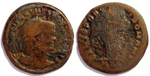 Follis Galerius Caesar, Sear 3709 - 1