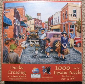 SunsOut - Ducks Crossing - 1000 Stukjes Nieuw - 2
