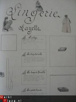 Prachtig modeboek ca. 1900 Ville de Liege Cathérine Brassine - 7
