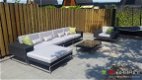 Lounge stoel lounche fauteuil zetel terras tuin zwart nieuw - 4 - Thumbnail