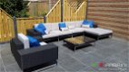 Lounge stoel lounche fauteuil zetel terras tuin zwart nieuw - 2 - Thumbnail