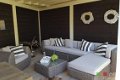 loungeset lounche set terras tuin rond wicker grijs aanbieding. - 1 - Thumbnail