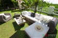 loungeset lounche set terras tuin rond wicker grijs aanbieding. - 3 - Thumbnail