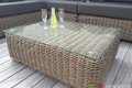 Loungeset lounche set terras tuin rond wicker grijs aanbieding. - 6 - Thumbnail