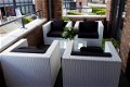 Lounge stoel lounche fauteuil set zetel tuin terras wit aanbieding. - 6 - Thumbnail