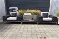 Loungestoel lounche fauteuil set terras tuin zwart wicker aanbieding. - 4 - Thumbnail