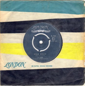 Jim Lowe : Four Walls / Talkin' To The Blues (1957) - 1