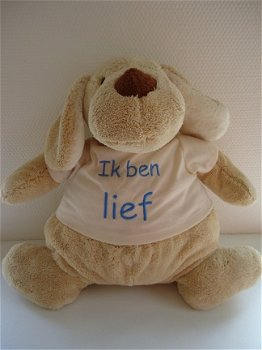 knuffel met naam geborduurd borduren 45 cm - 5