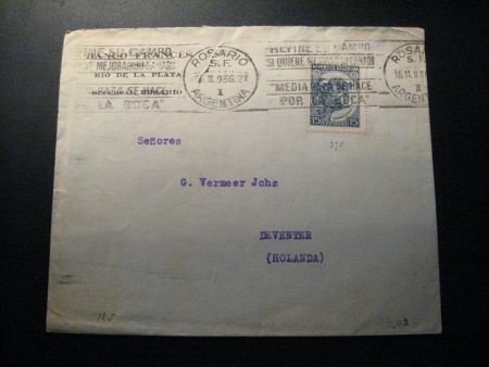 Oude envelop Argentinië, gebruikt 1936... - 1