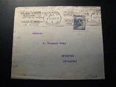 Oude envelop Argentinië, gebruikt 1936...