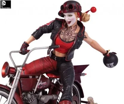 HOT DEAL DC Collectibles Gotham City Garage Harley Quinn Statue - 1