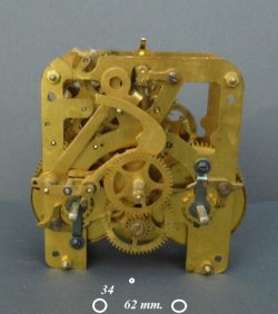 === Uurwerk = Pheilkreuz W 63 = oud === 34826
