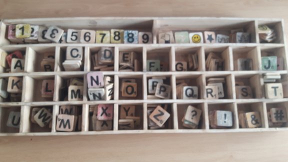 Scrabble letters - 1
