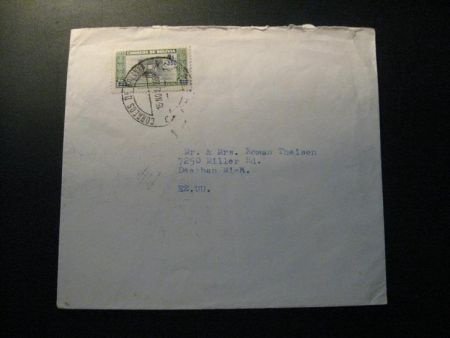 Oude envelop Bolivia gebruikt 1958... - 1