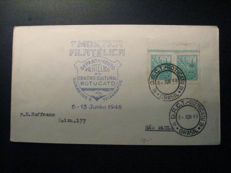 Oude envelop Brazilië, gebruikt 1948.. - 1
