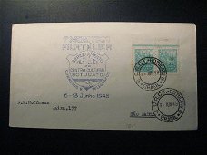 Oude envelop Brazilië, gebruikt 1948..