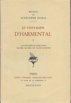 ALEXANDRE DUMAS*LE CHEVALIER D'HARMENTAL*DEUX(2)TOMES*CONARD - 1