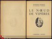 FRANCOIS MAURIAC**LE NOEUD DE VIPERES**COLLECTION POURPRE - 2 - Thumbnail
