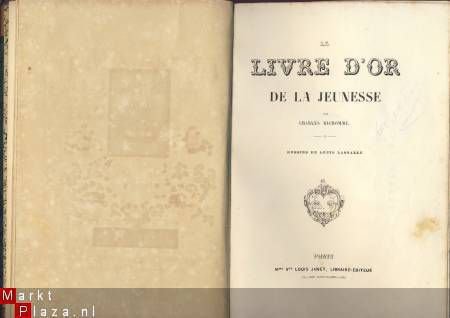 CHARLES RICHOMME**LE LIVRE D'OR DE LA JEUNESSE**PUBLIE JANET - 2
