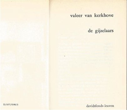 VALEER VAN KERKHOVE**DE GIJZELAARS**BRUIN TEXTUUR LINNEN BOE - 3