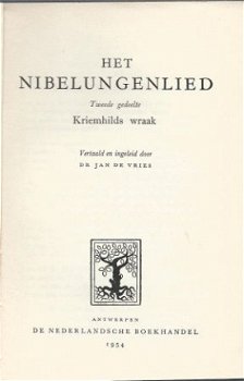 HET NIBELUNGENLIED**TWEEDE GEDEELTE**KRIEMHILDS WRAAK** - 2