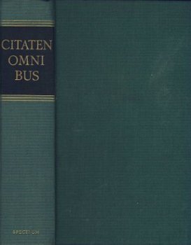 CEES BUDDINGH**CITATEN-OMNIBUS**TEXTUUR LINNEN BOEKBAND. - 1