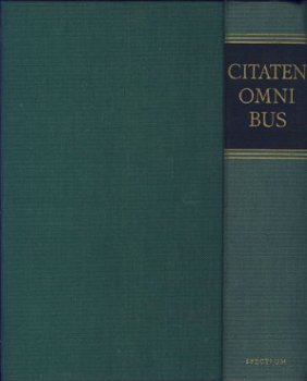 CEES BUDDINGH**CITATEN-OMNIBUS**TEXTUUR LINNEN BOEKBAND. - 6