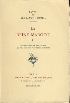 ALEXANDRE DUMAS**LA REINE MARGOT**DEUX(2)TOMES*CONARD - 5