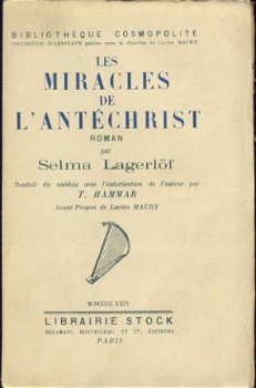SELMA LAGERLOF**LES MIRACLES DE L'ANTECHRIST*1924*LIBR.STOCK - 1