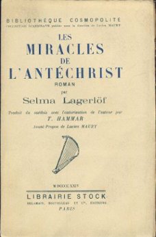 SELMA LAGERLOF**LES MIRACLES DE L'ANTECHRIST*1924*LIBR.STOCK