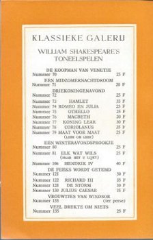 WILLIAM SHAKESPEARE**VEEL DRUKTE OM NIETS**KLASSIEKE GALERIJ - 4