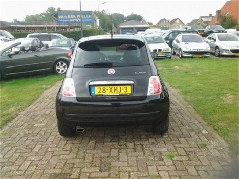 Fiat 500 - Twin air: Turbo 85PK, rood leer; airo ECC;lm velgen - 1