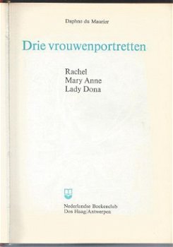 DAPHNE DU MAURIER**DRIE VROUWENPORTRETTEN**RACHEL+MARY ANNE+ - 2